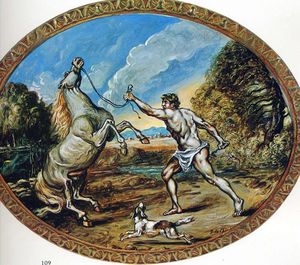 Giorgio De Chirico - Castor and his horse