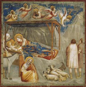 Giotto Di Bondone - Nativity. Birth of Jesus