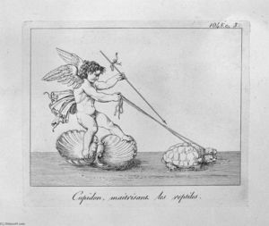 Giovanni Battista Piranesi - Cupid and the turtles
