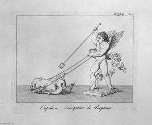 Giovanni Battista Piranesi - Cupid winner of Neptune
