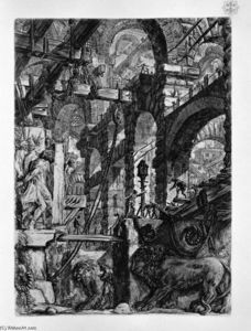 Giovanni Battista Piranesi - The Lion Bas-Reliefs