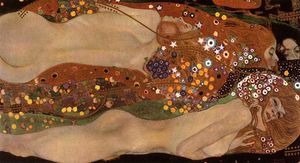 Gustave Klimt - Water Snakes II