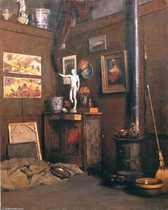 Gustave Caillebotte - Interior of a Studio
