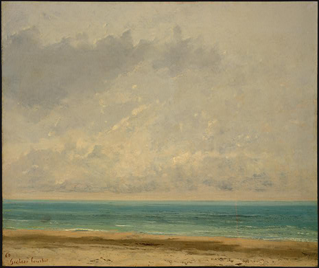  Art Reproductions Calm Sea, 1866 by Gustave Courbet (1819-1877, France) | ArtsDot.com