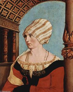 Hans Holbein The Younger - Dorothea Kannengiesser