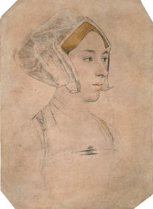 Hans Holbein The Younger - Portrait of a Lady, thought to be Anne Boleyn