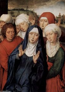 Hans Memling - Granada diptych, right wing, the holy women and St. John