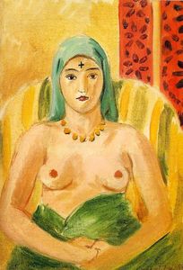 Henri Matisse - Odalisque, Half-Length (The Tatoo)