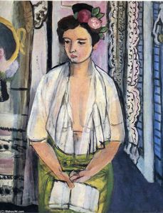 Henri Matisse - Reader on a Black Background