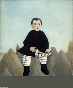 Henri Julien Félix Rousseau (Le Douanier) - Boy on the Rocks
