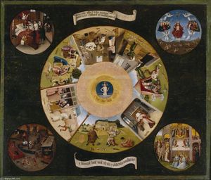 Hieronymus Bosch - The Seven Deadly Sins and the Four Last Things
