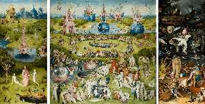 Hieronymus Bosch - The Garden of Earthly Delights - (own a famous paintings reproduction)