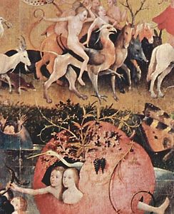 Hieronymus Bosch - The Garden of Earthly Delights (detail) (28)