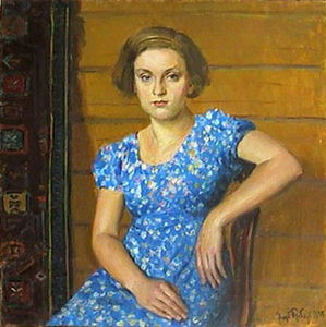 Igor Emmanuilovich Grabar - Portrait of the Daughter