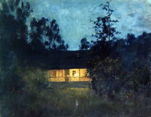 Isaak Ilyich Levitan - At the summer house in twilight