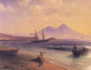 Ivan Aivazovsky - Fishermen Returning Near Naples