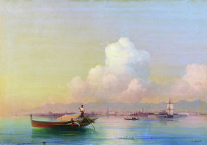 Ivan Aivazovsky - View of Venice from Lido