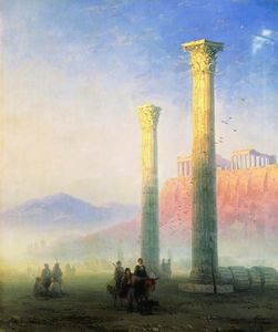 Ivan Aivazovsky - The Acropolis of Athens