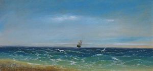 Ivan Aivazovsky - Sailing in the sea