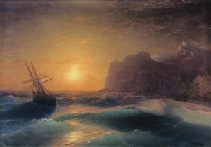 Ivan Aivazovsky - Seascape. Koktebel