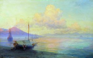 Ivan Aivazovsky - The Bay of Naples in the morning