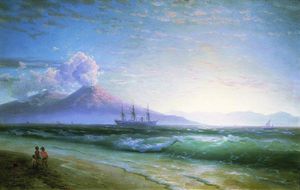 Ivan Aivazovsky - The Bay of Naples early in the morning