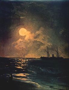 Ivan Aivazovsky - Moonlit Night