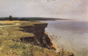 Ivan Ivanovich Shishkin - On the Shore of the Gulf of Finland. Udrias Near Narva