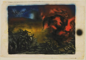 Jackson Pollock - Landscape with Steer