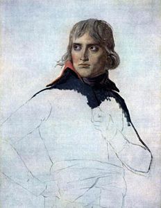 Jacques Louis David - Unfinished portrait of General Bonaparte