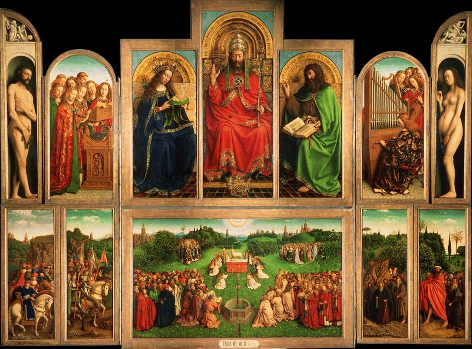 Order Artwork Replica The Ghent Altarpiece, 1432 by Jan Van Eyck (1390-1441, Netherlands) | ArtsDot.com