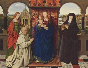 Jan Van Eyck - Virgin and Child with Saints and Donor