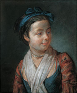 Jean-Baptiste Simeon Chardin - Portrait of a Young Girl