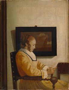 Johannes Vermeer - A Young Woman Reading
