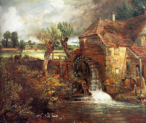 John Constable - A Mill at Gillingham in Dorset
