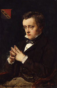 John Everett Millais - Portrait of Wilkie Collins
