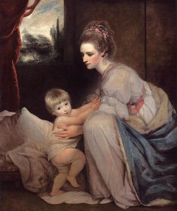 Joshua Reynolds - Mrs. William Beresford and her Son John, later Lord Decies