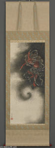 Katsushika Hokusai - Thunder god, Edo period