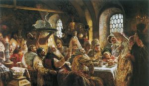 Konstantin Yegorovich Makovsky - The Boyars- Wedding