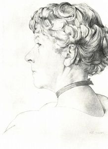 Konstantin Somov - Portrait A. Somova-Mikhailova