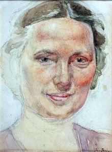 Konstantin Yuon - Portrait of K.A. Yuon, artist-s wife