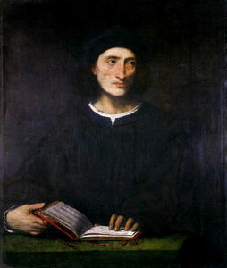 Lorenzo Lotto - Portrait of a musician