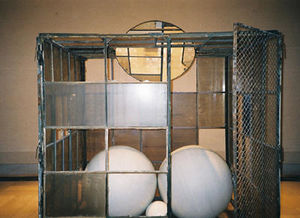 Louise Joséphine Bourgeois - Cell 3, White Marble Spheres