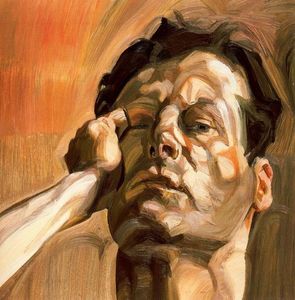 Lucian Freud - Man-s Head, Self Portrait