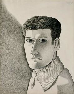 Lucian Freud - Man at Night (Self-Portrait)