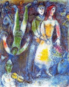 Marc Chagall - The flying clown