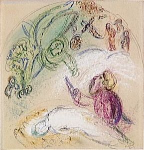 Marc Chagall - The sacrifice of Isaac