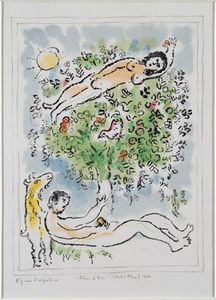 Marc Chagall - A tree in blossom