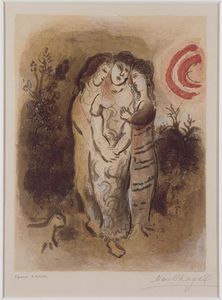 Marc Chagall - Naomi and her beautiful daughters