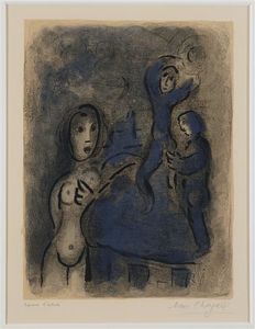 Marc Chagall - Rahab and the Spies of Jericho